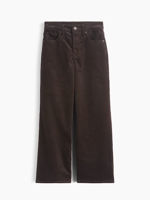Kids Low Rise Corduroy Stride Wide-Leg Jeans