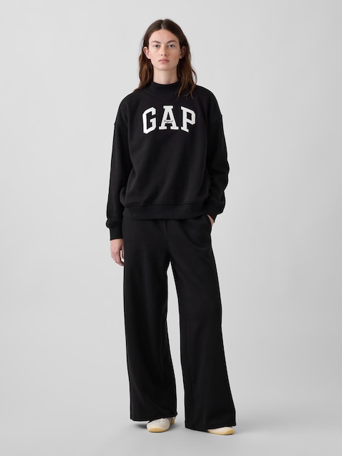 VintageSoft Baggy Wide-Leg Sweatpants
