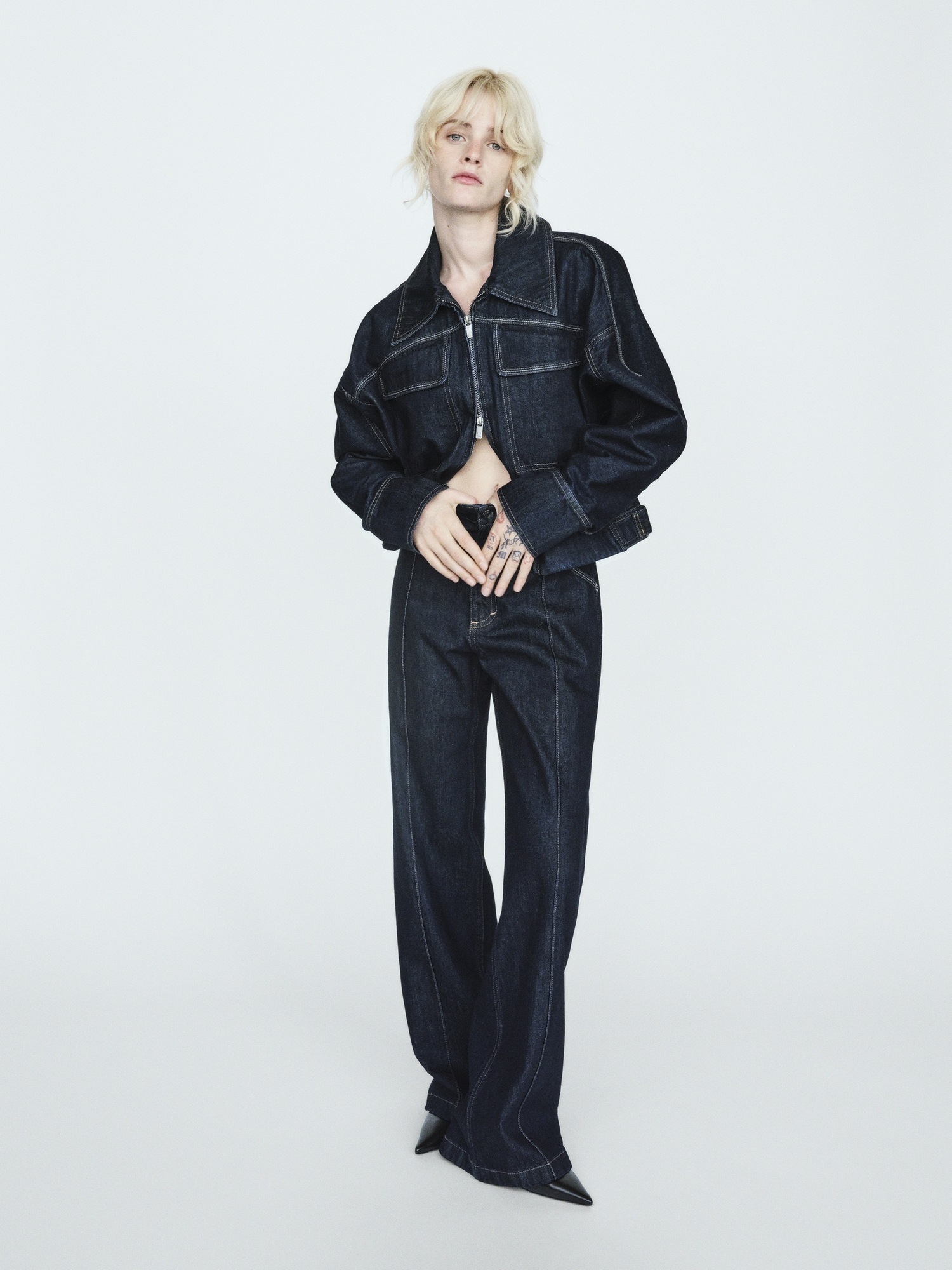 GapStudio High Rise Pintuck Jeans — фото 7