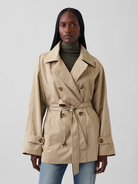 Belted Midi Trench Coat