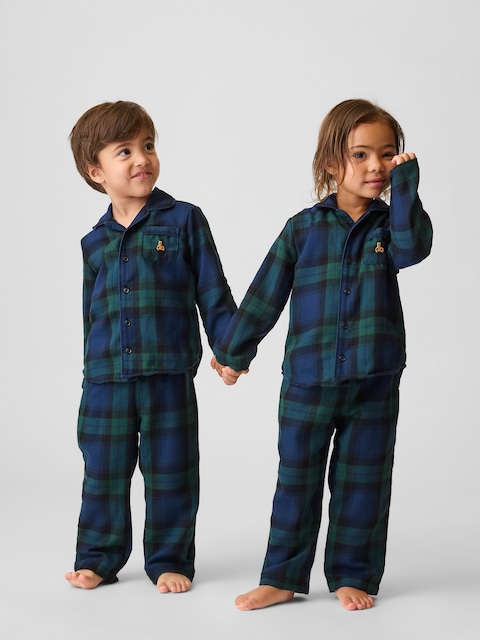 Baby & Toddler Recycled Flannel PJ Set