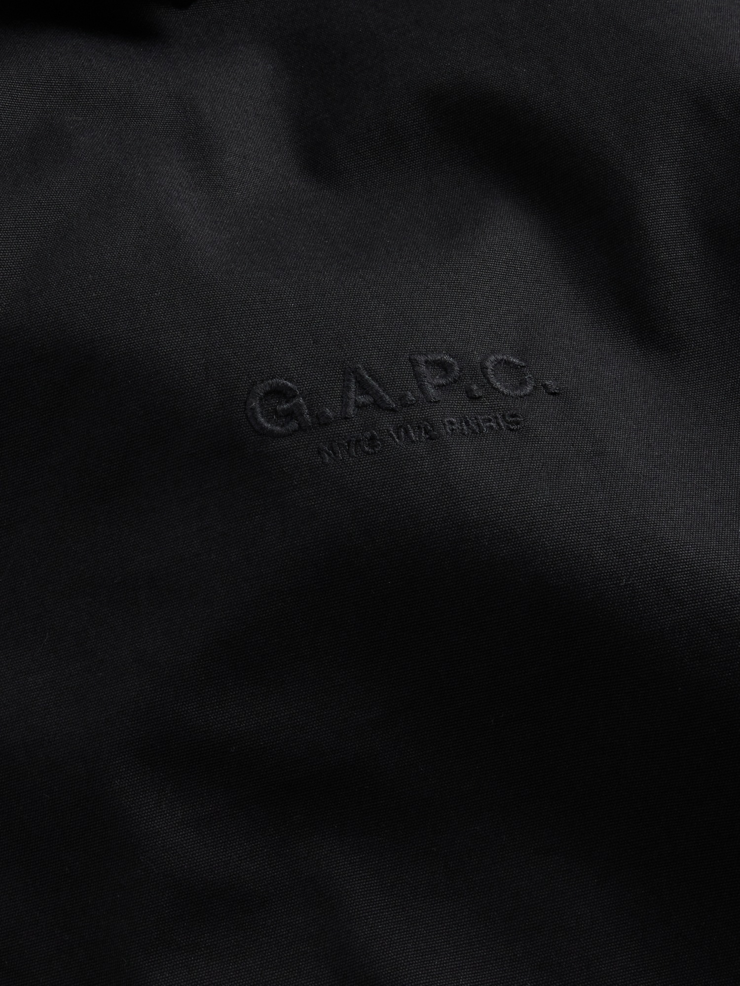 Женская куртка Gap × A.P.C. Coated Canvas Coach, цвет: Чёрный — фото 5