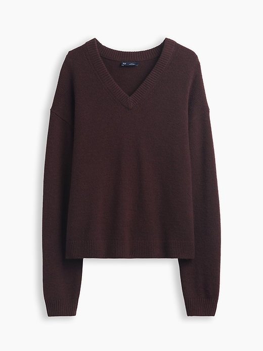 CashSoft Oversized V-Neck Sweater | Gap