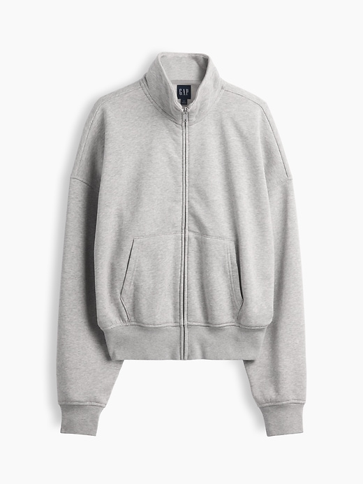 VintageSoft Oversized Mockneck Zip Jacket | Gap