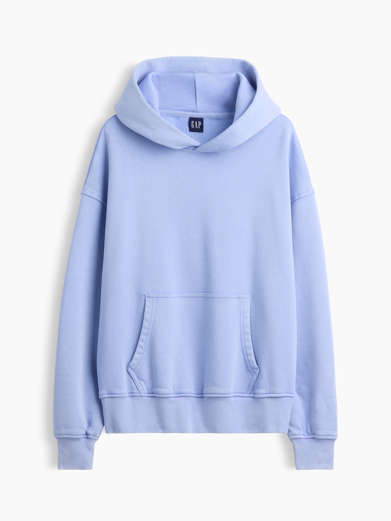 Женское худи Gap Adult VintageSoft Oversized, цвет: Синий — фото 5