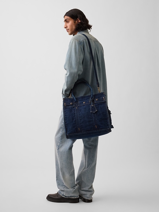 Large Denim Five Pocket Tote | Gap