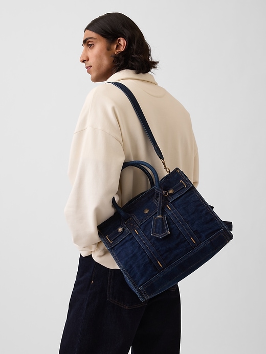 Denim Five Pocket Tote | Gap
