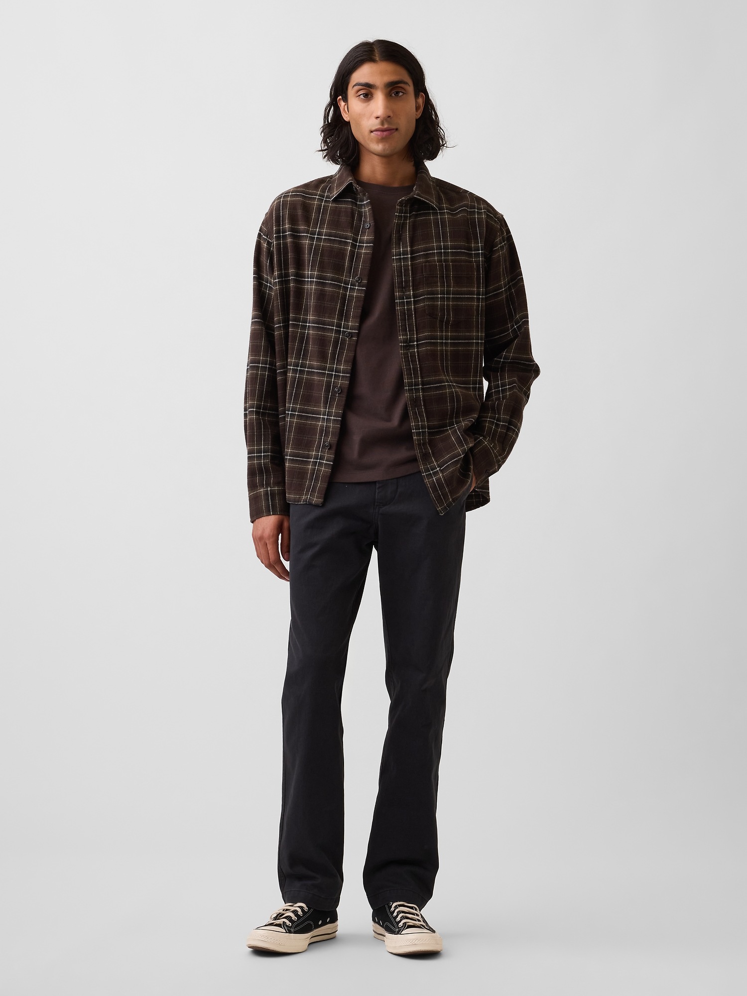 Мужские брюки Gap Heavyweight Twill Relaxed Straight Khakis