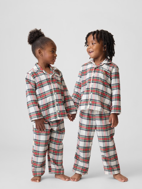 Baby & Toddler Recycled Flannel PJ Set