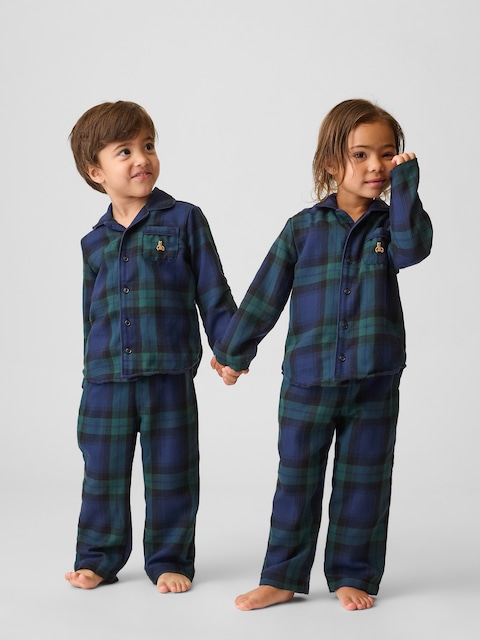 Baby & Toddler Recycled Flannel PJ Set