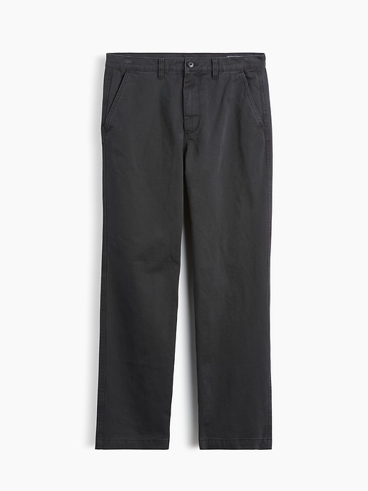 Heavyweight Twill Relaxed Straight Khakis | Gap