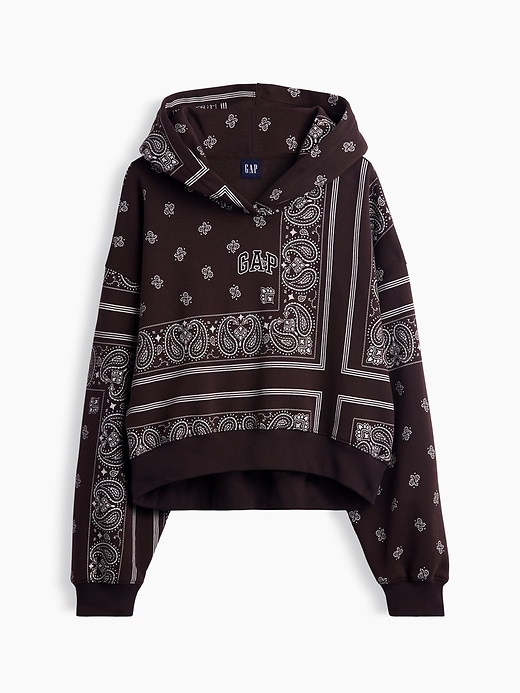 VintageSoft Oversized Crop Hoodie | Gap