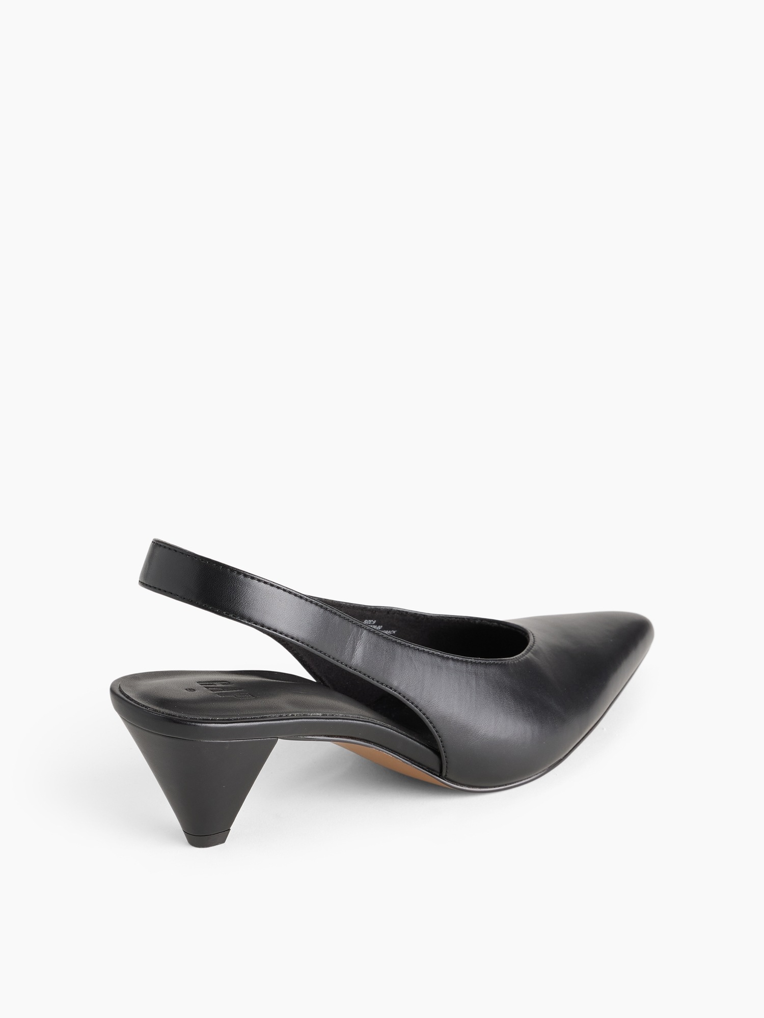 Женские сабо Gap Vegan Leather Slingback Mules, цвет: Чёрный — фото 3