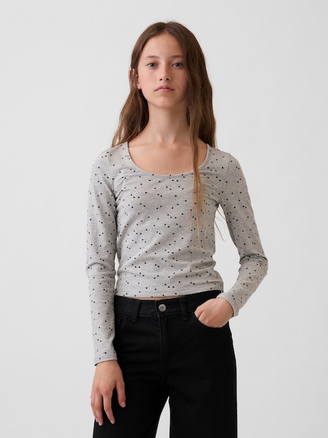 Kids Scoop-Back Fitted T-Shirt