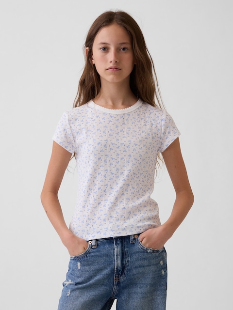 Kids Pointelle T-Shirt