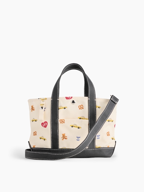 Canvas Logo Mini Tote Bag