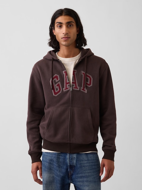 Adult VintageSoft Arch Logo Zip Hoodie