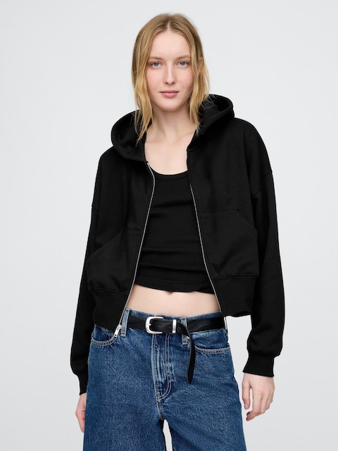 VintageSoft Wedge Zip Hoodie