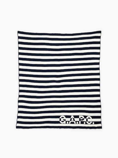 Gap × A.P.C. Logo Stripe Blanket