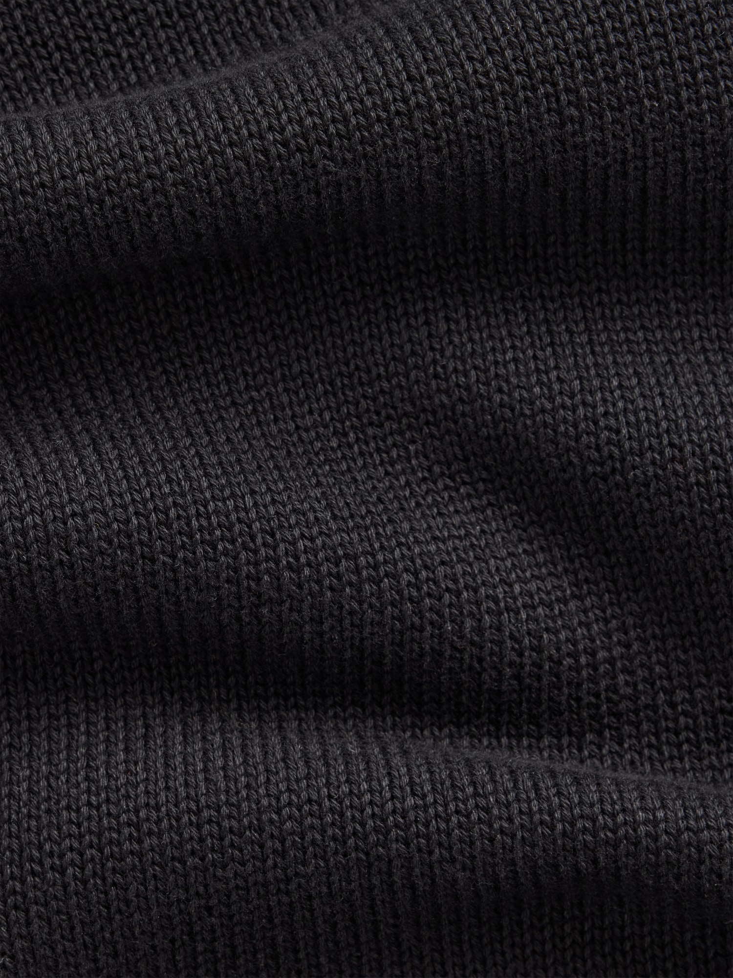 Женский свитер Gap 100% Cotton Oversized Mockneck, цвет: Чёрный — фото 4