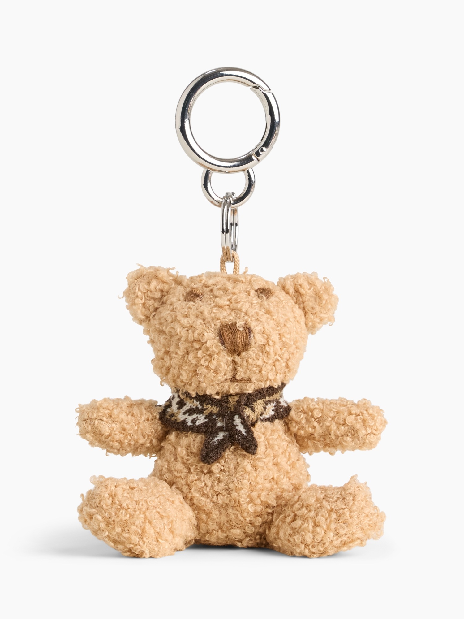 Женский брелок Gap Brannan Bear Scarf Bag Charm, цвет: Коричневый