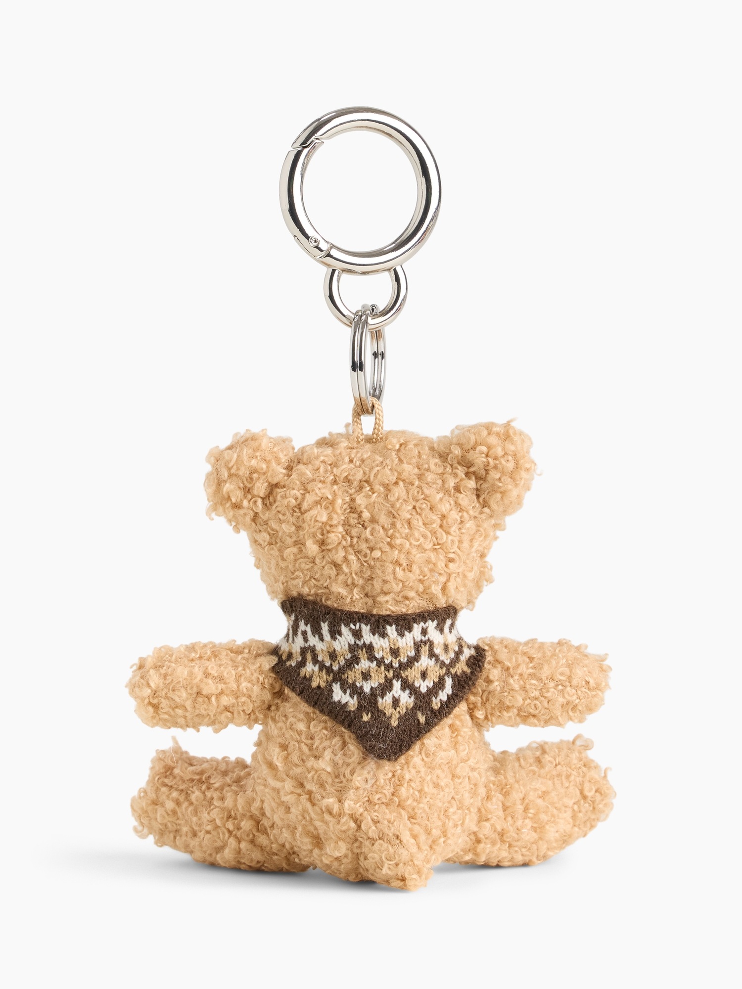 Женский брелок Gap Brannan Bear Scarf Bag Charm, цвет: Коричневый — фото 2