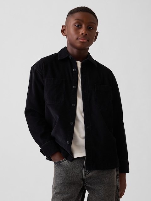 Kids Corduroy Utility Shirt