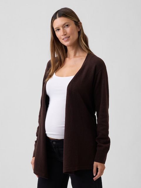 Maternity CashSoft Wrap Cardigan Sweater