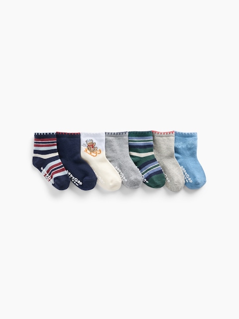 Baby & Toddler Quarter Crew Socks (7-Pack)