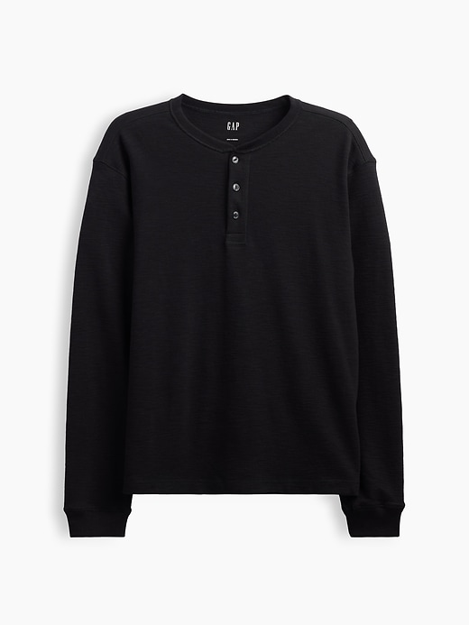 Relaxed Henley T-Shirt | Gap