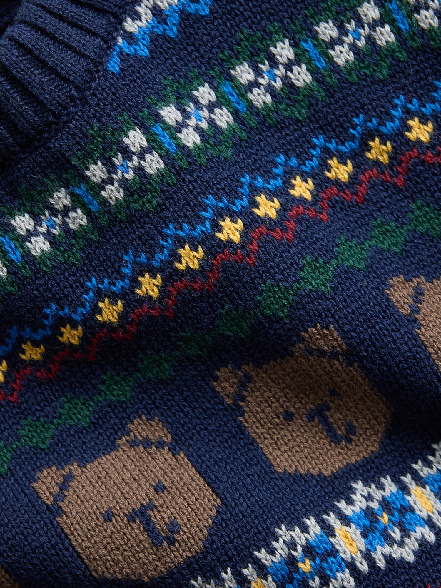 Свитер для малышей Gap Fair Isle, цвет: Brannan Bear Fairisle — фото 4