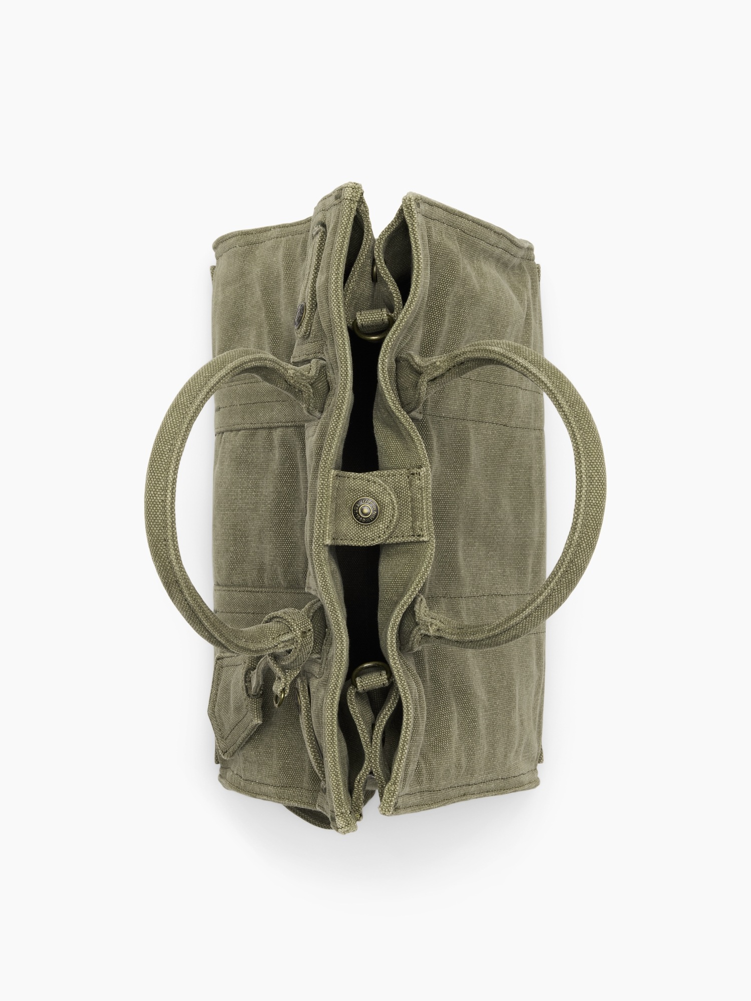 Мужская сумка Gap Canvas Five Pocket Tote, цвет: Оливковый зелёный — фото 6