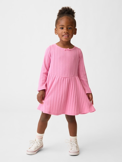Baby & Toddler Pointelle Rib Dress