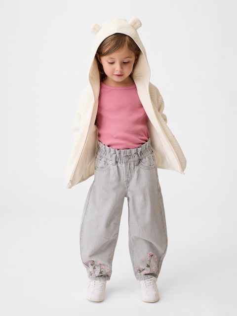 Baby & Toddler Embroidered Horseshoe Jeans