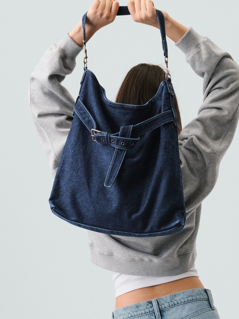 Женская сумка Gap Denim Shoulder, цвет: Тёмная варка — фото 7