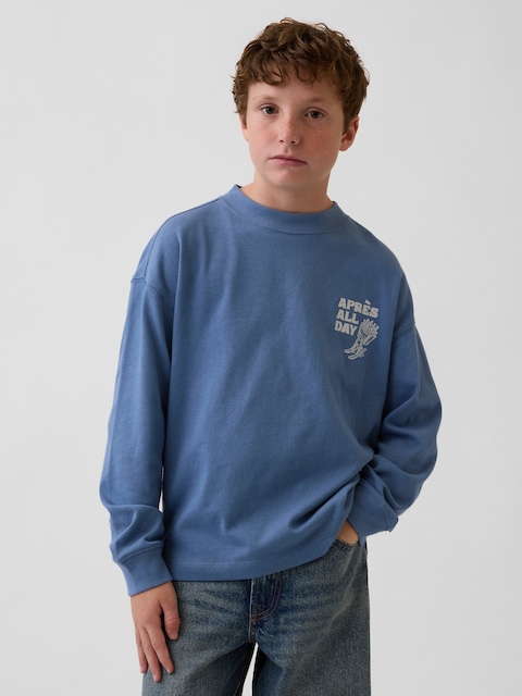 Kids Heavyweight Oversized Graphic T-Shirt