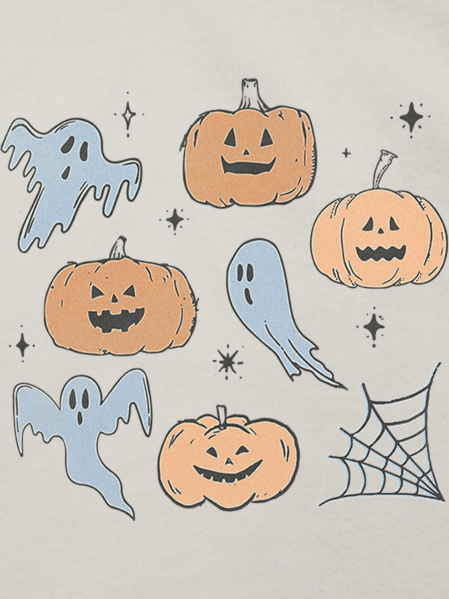 Футболка Gap Ghosts and Pumpkins Graphic T-Shirt для малышей, цвет: Молочный белый — фото 3