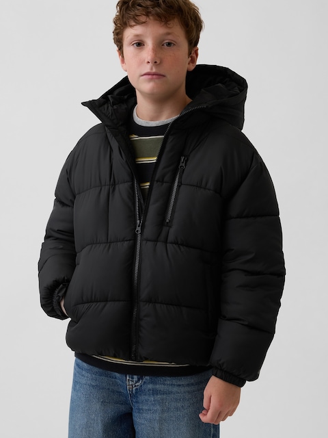 Kids Recycled Heavyweight Puffer Jacket