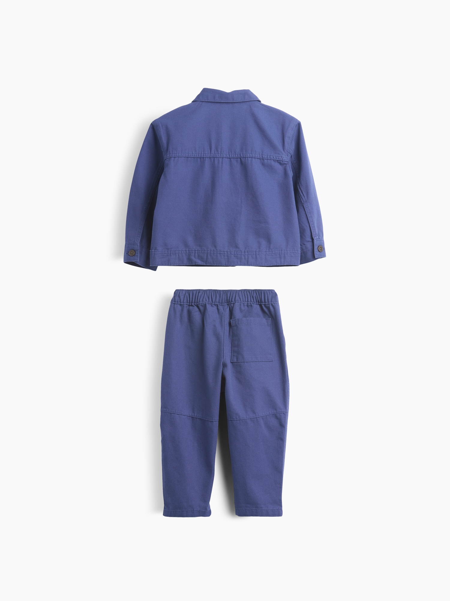 Комплект одежды для малышей Gap Canvas Utility, цвет: Синий — фото 2