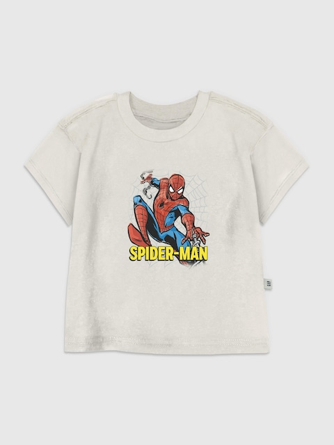 Toddler Spiderman Swinging Vintage Graphic T-Shirt