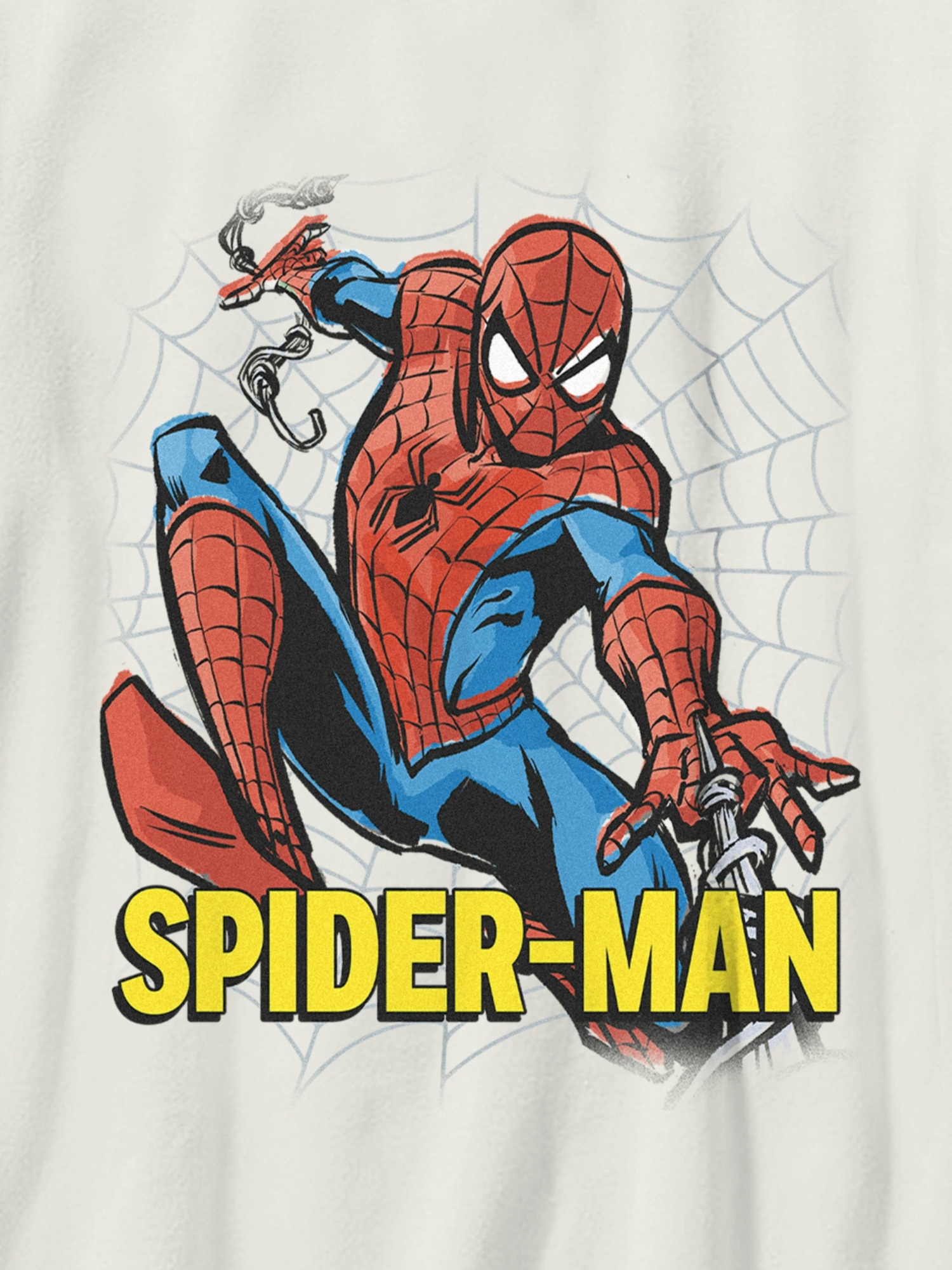 Детские футболки Gap Kids Spiderman Swinging Vintage Graphic T-Shirt — фото 3