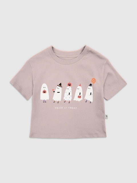 Toddler Boo Fall Ghosts Graphic T-Shirt