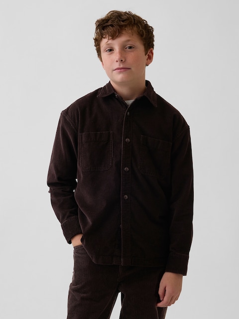 Kids Corduroy Utility Shirt