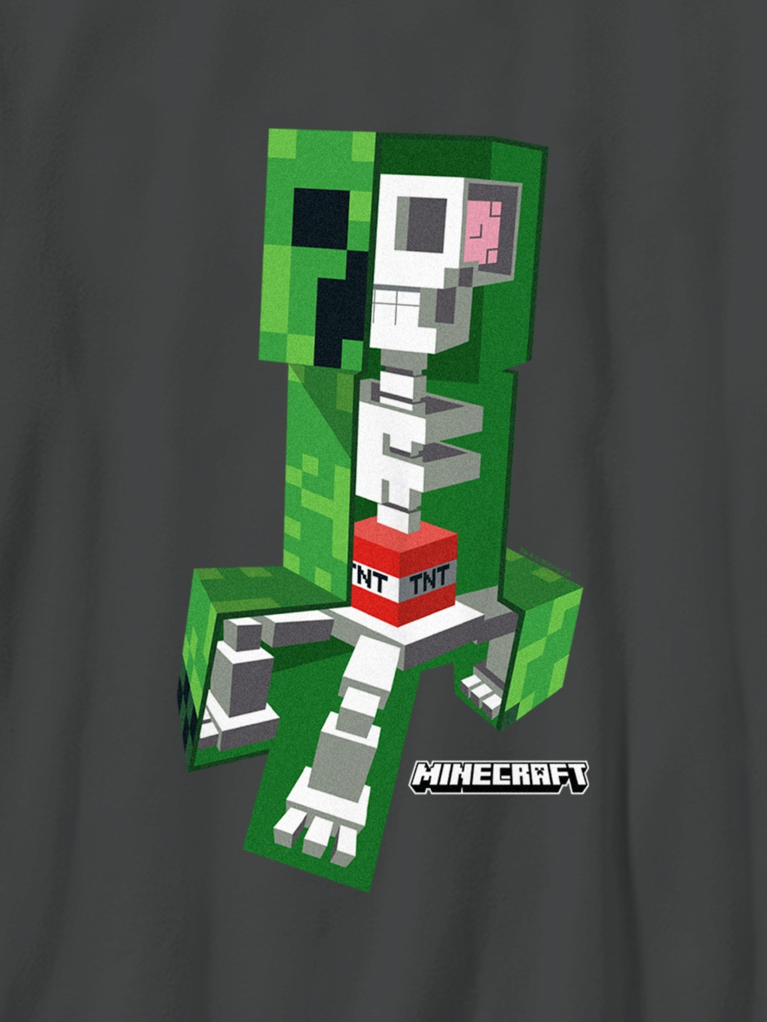 Детские футболки Gap Kids Minecraft Spooky Skeletons Graphic T-Shirt — фото 3