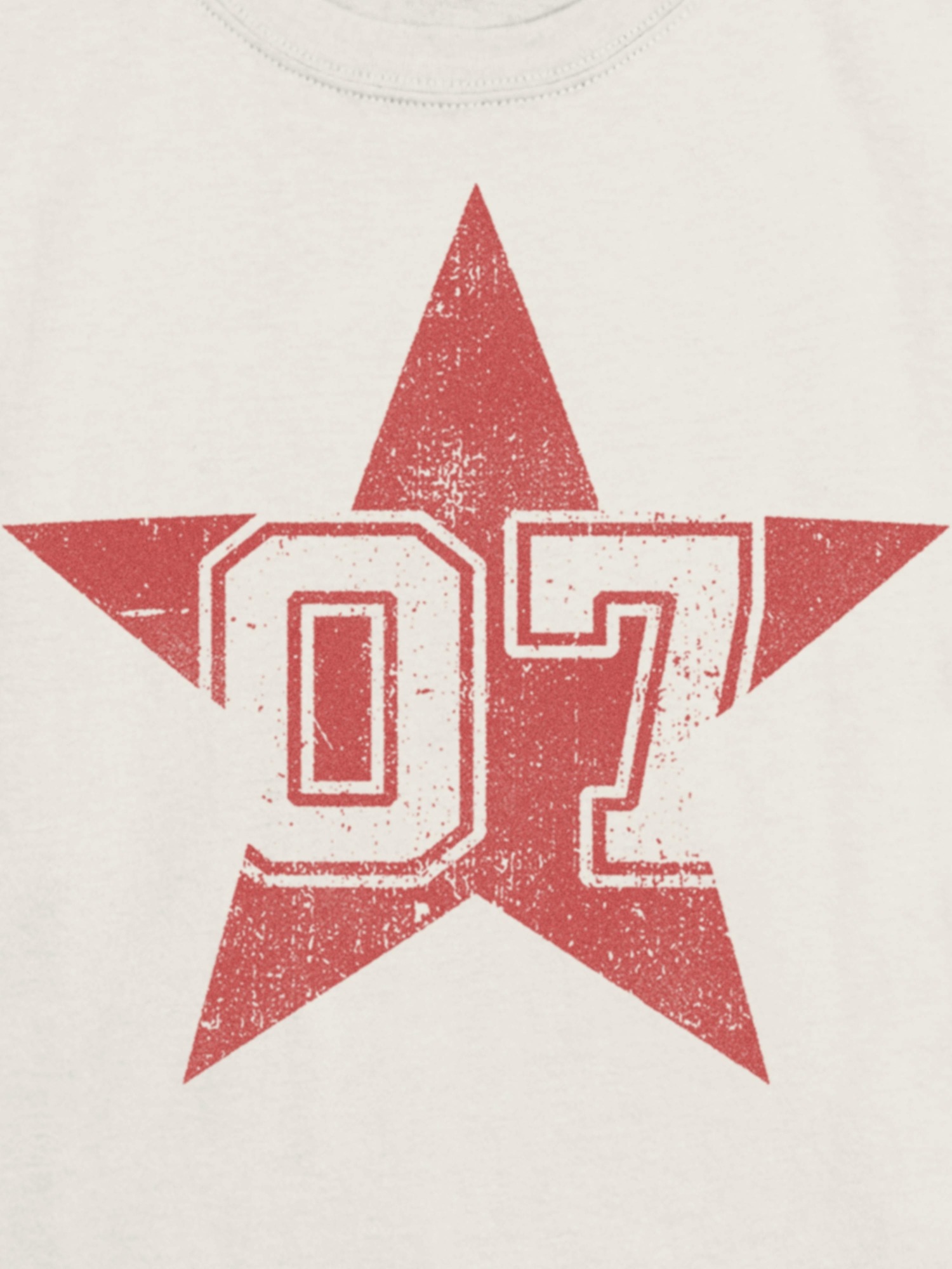 Детская футболка Gap 07 Star Graphic, цвет: Молочный белый — фото 3