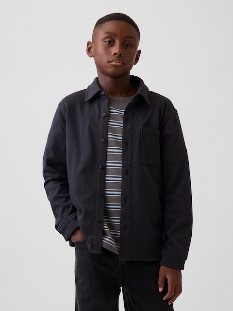 Kids VintageSoft Terry Button-Front Shirt