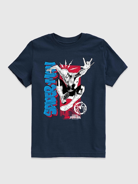 Kids Marvel Spider-Man Web Sense Short Sleeve Graphic T-Shirt