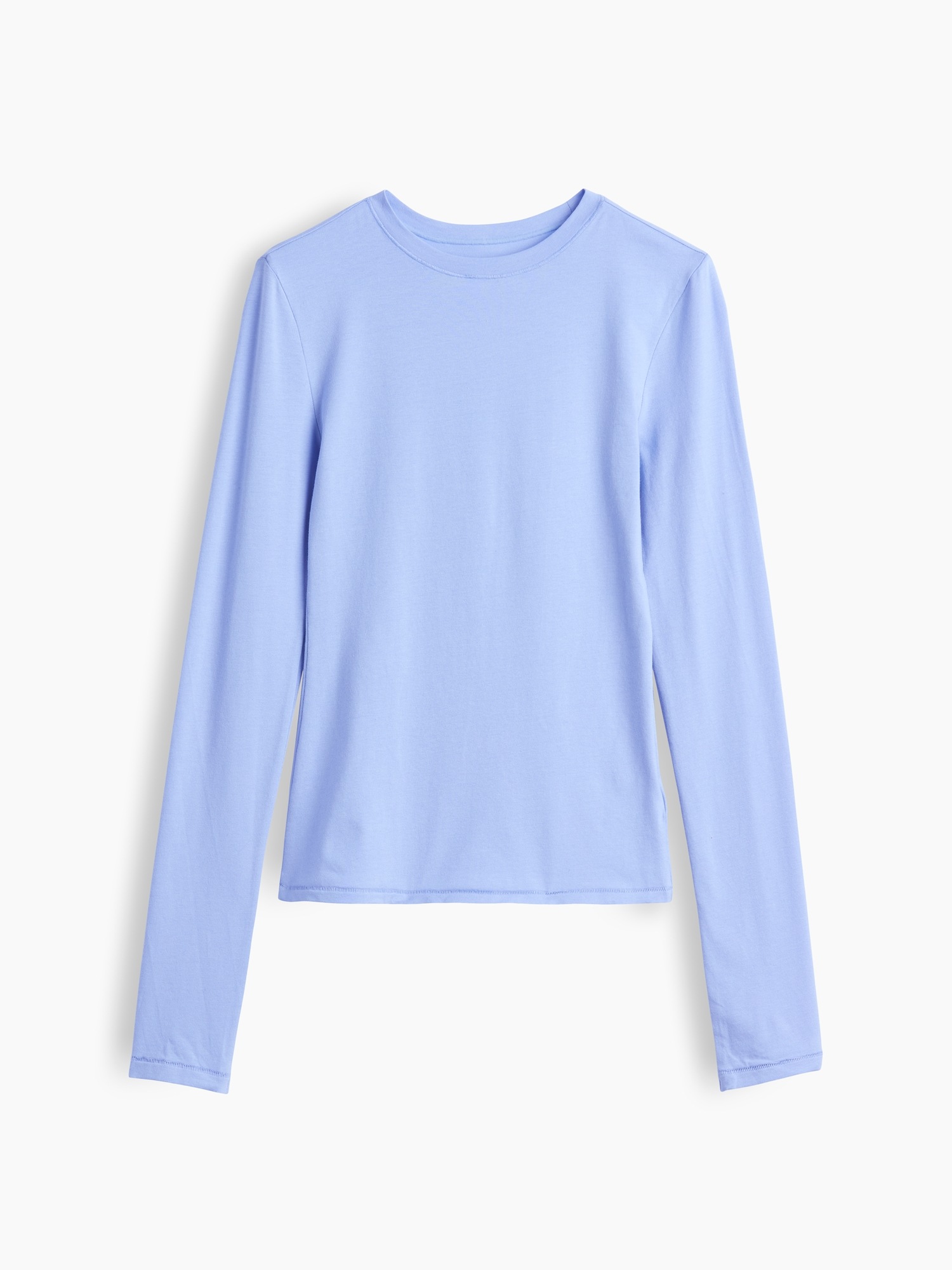 Женская футболка Gap CloseKnit Jersey T-Shirt, цвет: Синий, вариант 1 — фото 5