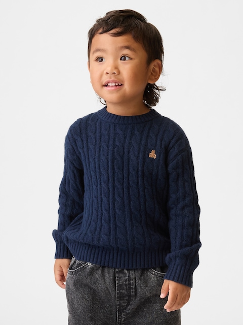 Baby & Toddler CashSoft Cable-Knit Sweater