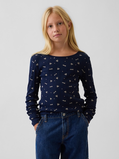 Kids Pointelle T-Shirt
